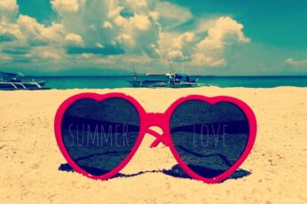 Summer Hearts Wallpaper Download