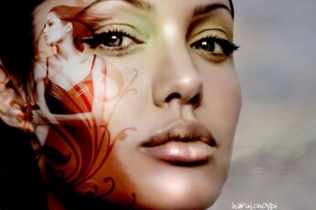 Angelina Jolie Iphone wallpaper 4k