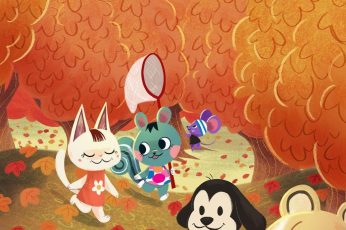 Animal Crossing Thanksgiving Hd Wallpaper