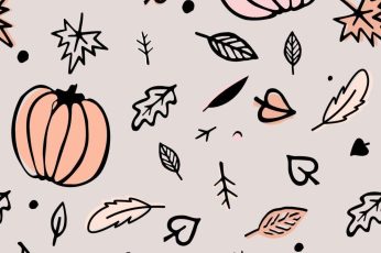 Cute Aesthetic Thanksgiving Desktop Wallpaper 4k