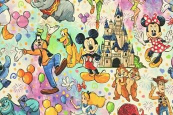 Disney Fall iPhone 15 Wallpaper