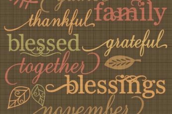 Family Thanksgiving Download Wallpaper
