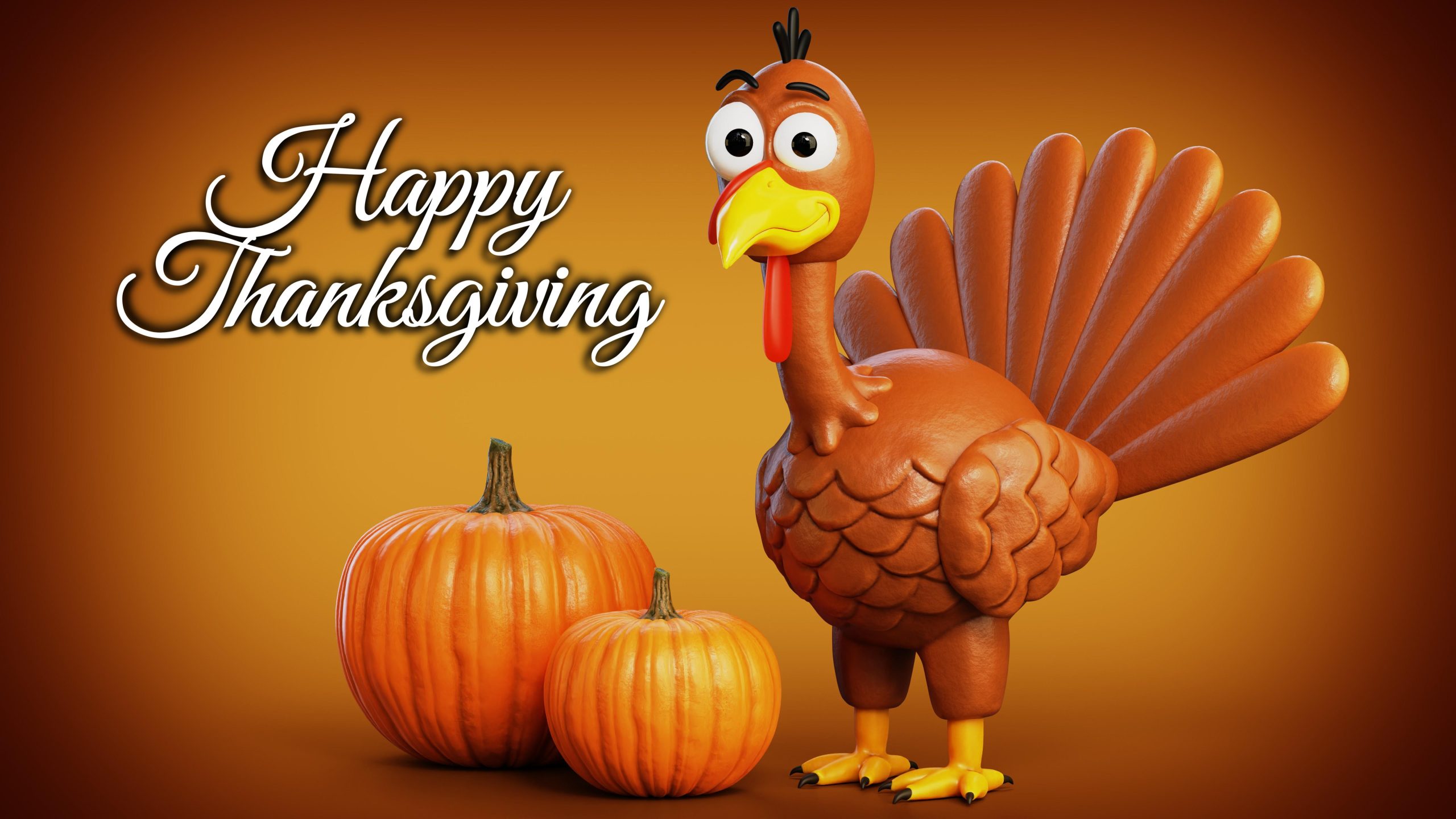 Happy Thanksgiving Turkey Laptop Wallpaper
