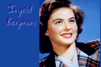 Ingrid Bergman Hd Wallpaper 4k For Pc