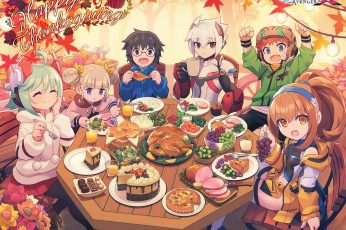 Kawaii Anime Thanksgiving 4k Wallpapers
