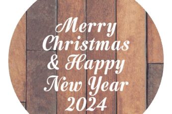Merry Christmas And Happy New Year 2024 1080p Wallpaper
