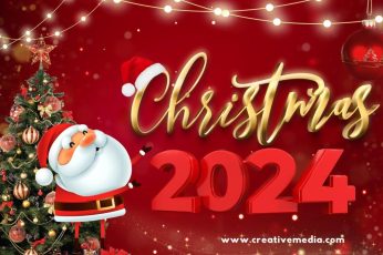Merry Christmas And Happy New Year 2024 Wallpaper Phone