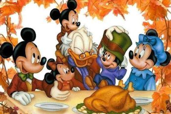 Mickey Mouse Thanksgiving 4k Wallpapers