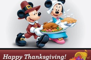 Mickey Mouse Thanksgiving Desktop Wallpaper Hd