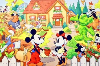 Mickey Mouse Thanksgiving Laptop Wallpaper