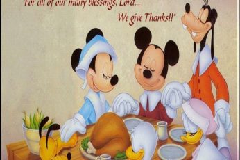 Mickey Mouse Thanksgiving Wallpaper 4k