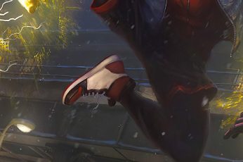 Miles Morales 4k Android Laptop Wallpaper