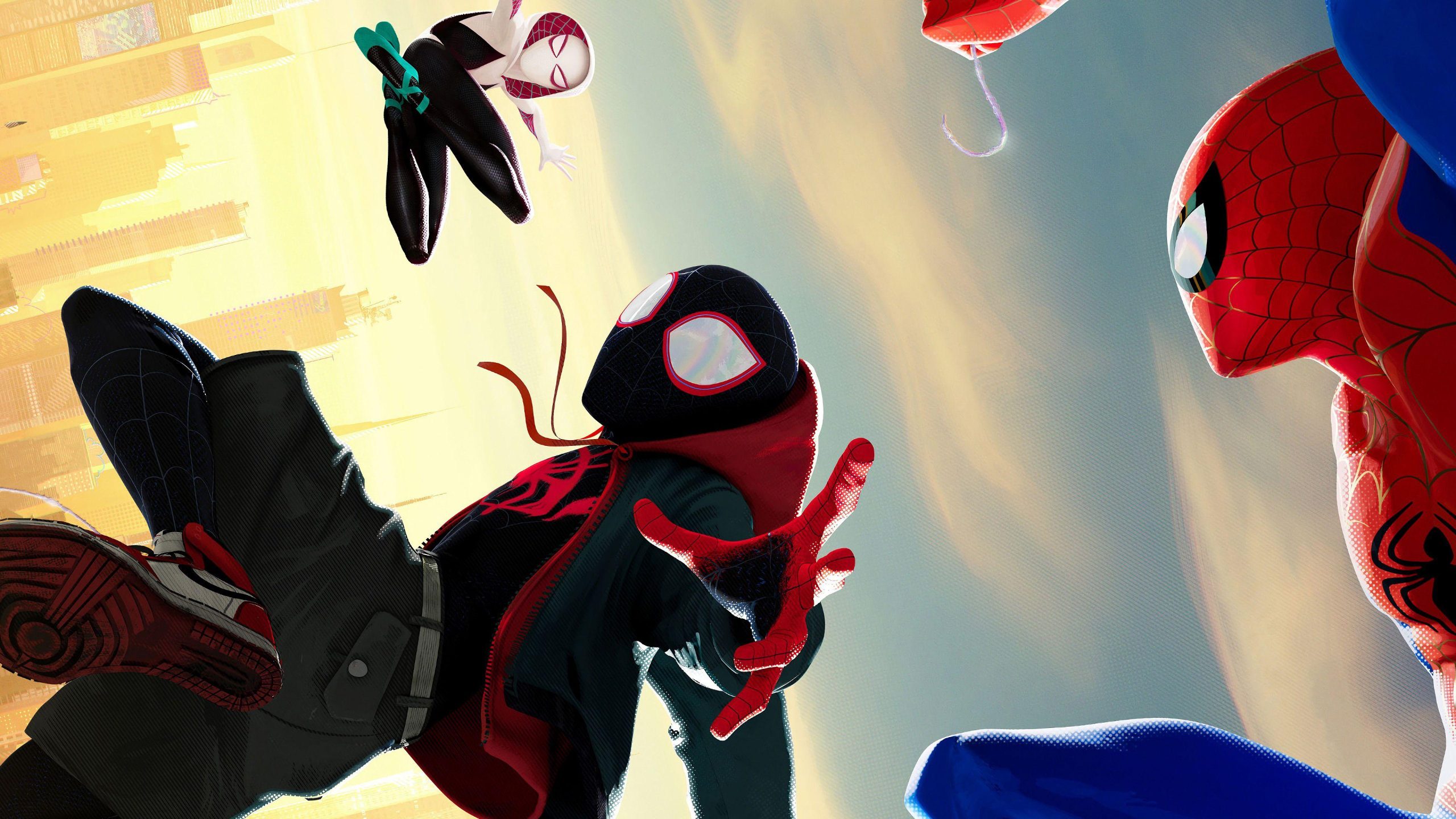 Miles Morales And Gwen Desktop Wallpapers, Miles Morales And Gwen, Movies