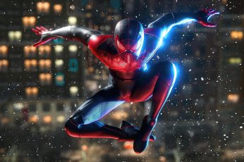 Miles Morales And Gwen Stacy Free 4K Wallpapers