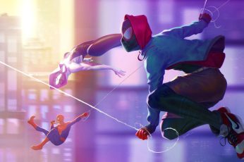 Miles Morales And Gwen Stacy Pc Wallpaper