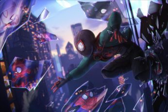 Miles Morales And Gwen Stacy Wallpaper Phone