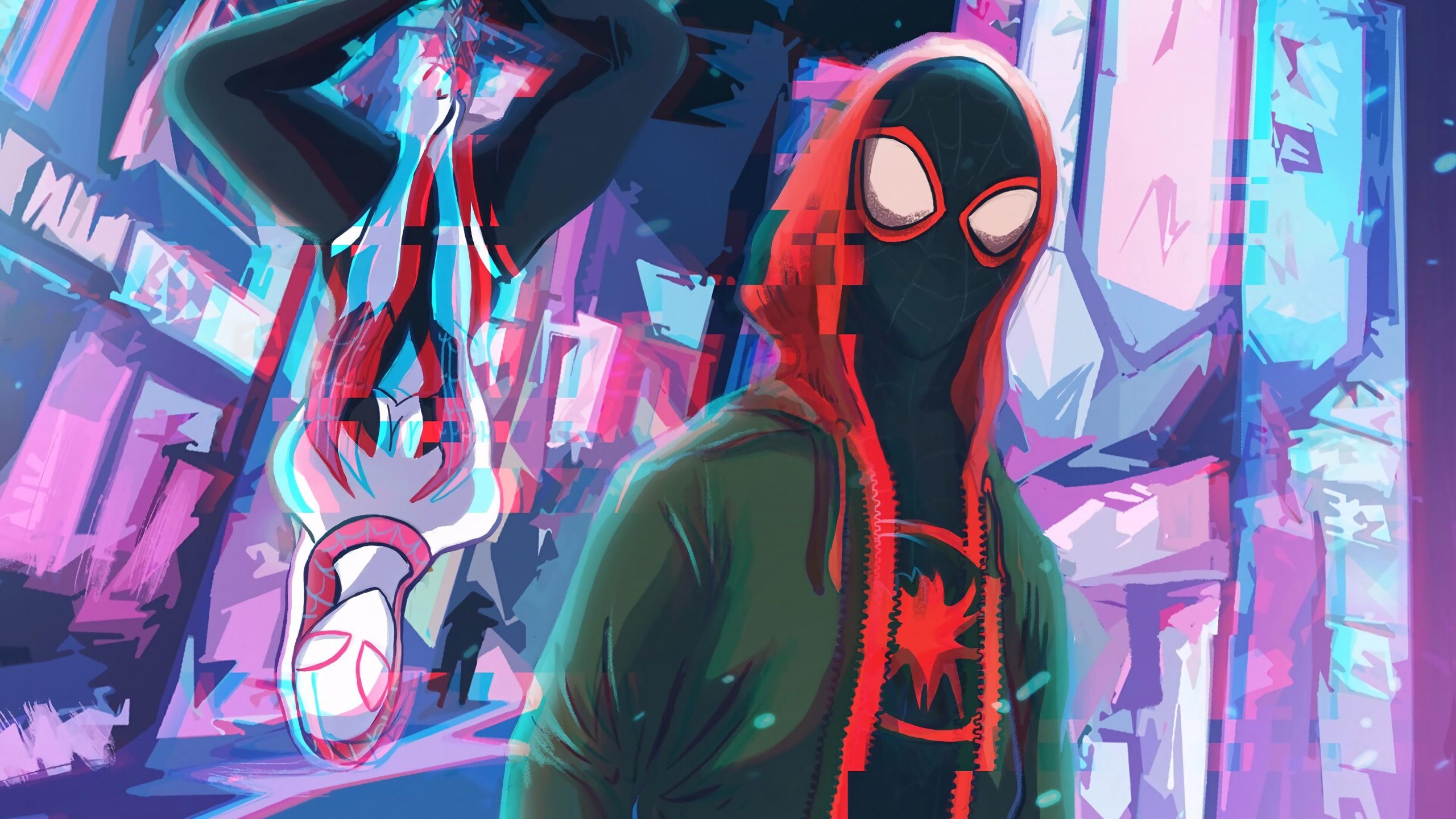 Miles Morales And Gwen Stacy Wallpapers, Miles Morales And Gwen Stacy, Movies