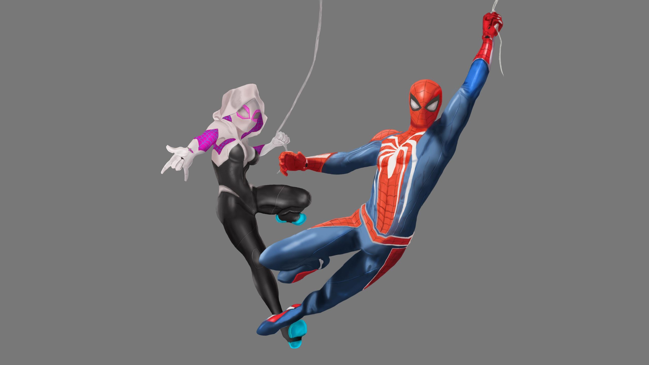 Miles Morales And Gwen Wallpaper For Pc