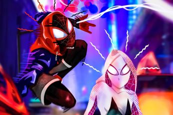 Miles Morales And Gwen cool wallpaper