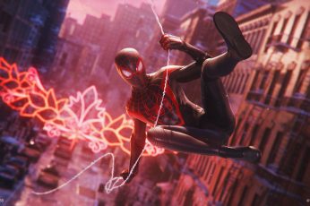 Miles Morales Leap Of Faith 4k Wallpaper For Ipad