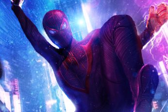 Miles Morales Neon Wallpaper For Pc