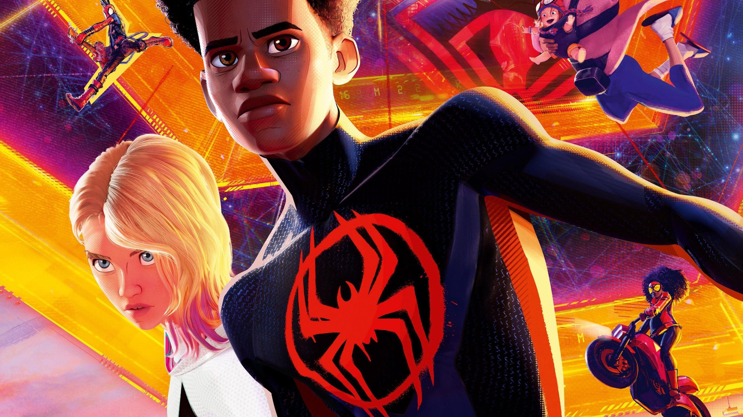 Miles Morales Spider-Man Across The Spider-Verse 4k Wallpapers, Miles Morales Spider-Man Across The Spider-Verse, Movies