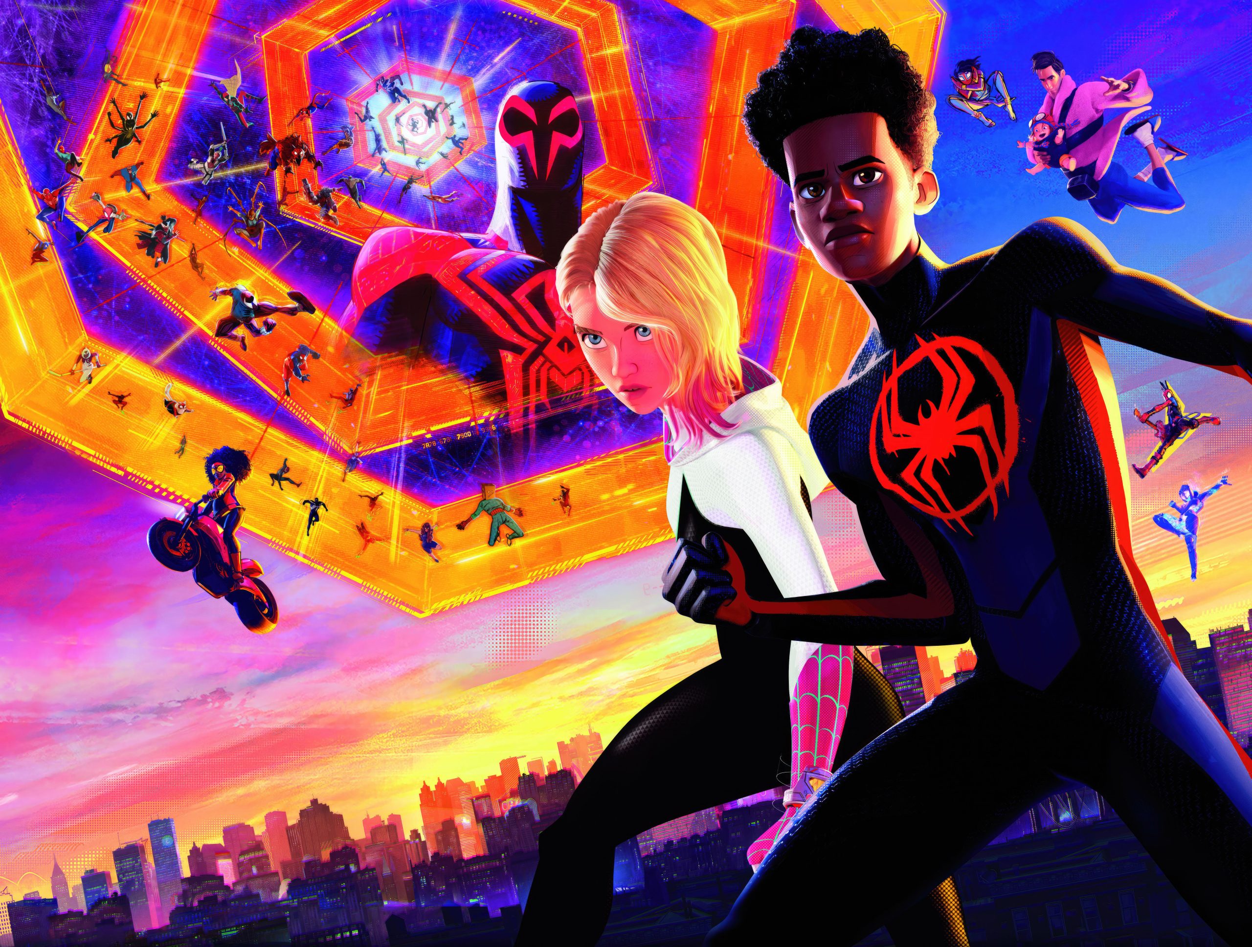 Miles Morales Spider-Man Across The Spider-Verse Download Wallpaper, Miles Morales Spider-Man Across The Spider-Verse, Movies