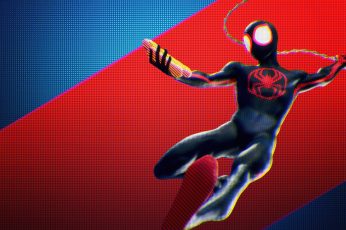 Miles Morales Spider-Man Across The Spider-Verse Wallpaper Iphone