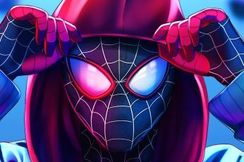 Miles Morales Spider-Man Desktop Wallpaper Iphone