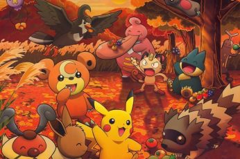 Pokemon Thanksgiving 4k Wallpaper