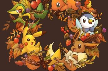 Pokemon Thanksgiving Iphone Wallpaper