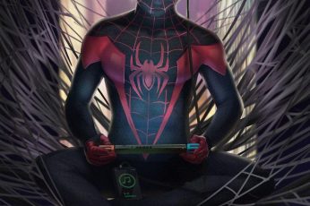 Spider Man Miles Morales 4k iPhone Desktop Wallpaper