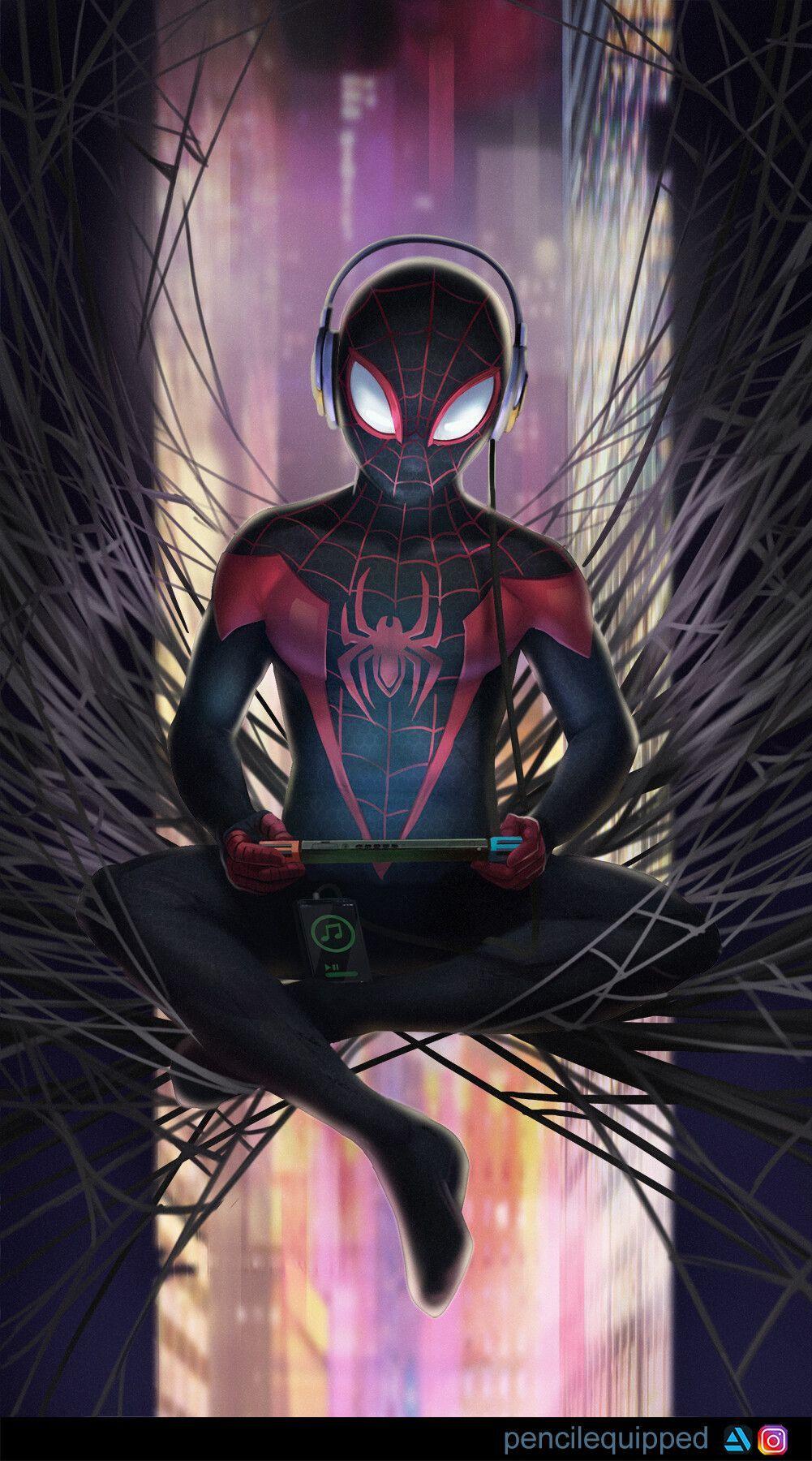 Spider Man Miles Morales 4k iPhone Desktop Wallpaper