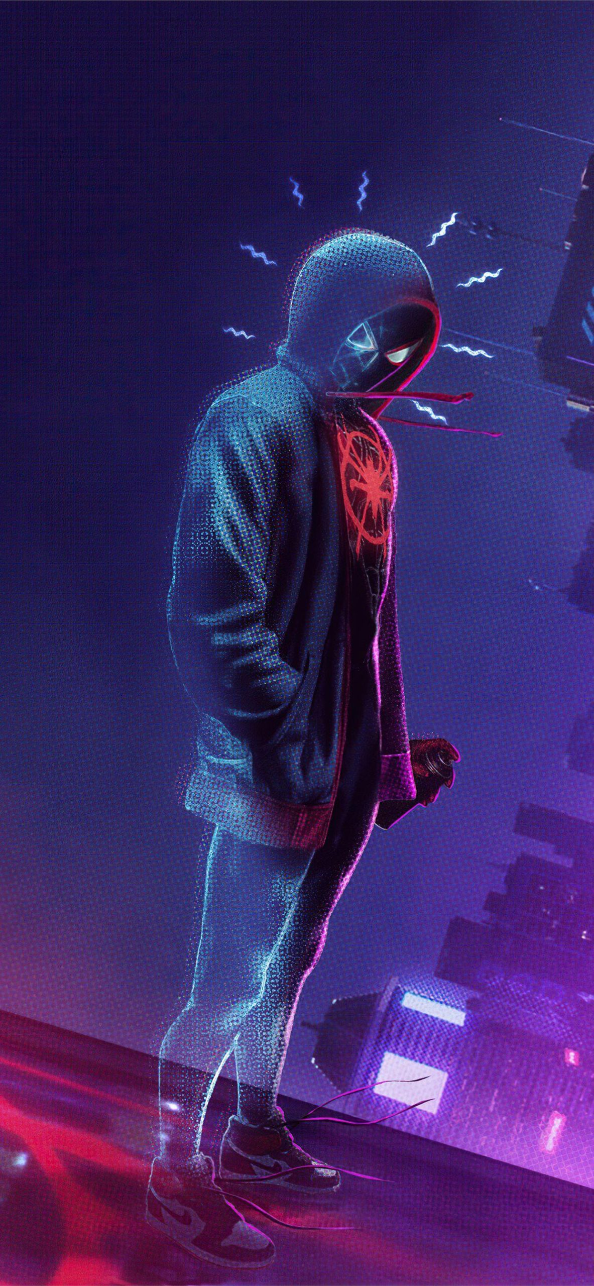 Spider Man Miles Morales iPhone 11 Hd Full Wallpapers
