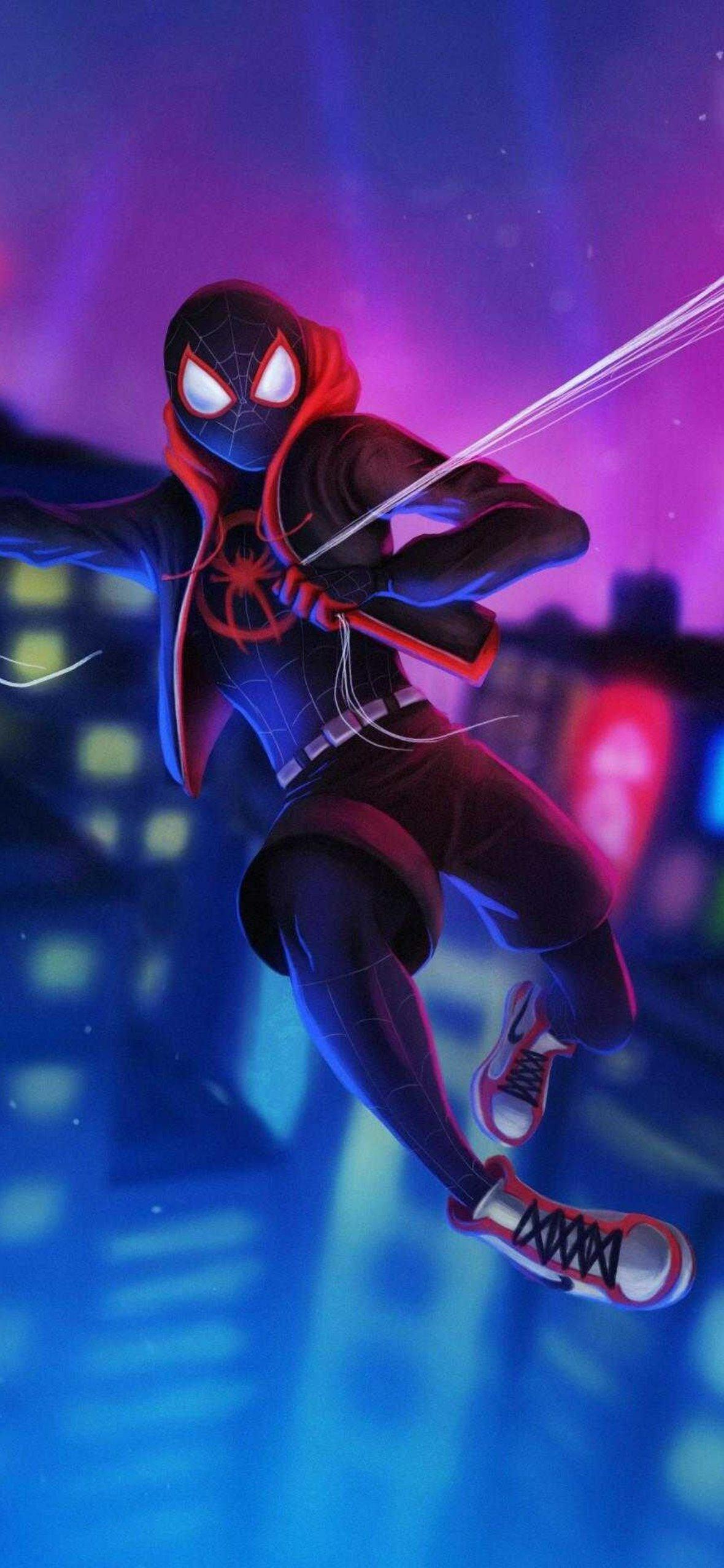Spider-Man Miles Morales iPhone Hd Wallpaper