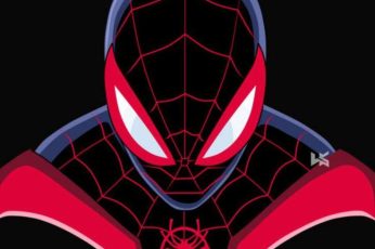 Spider-Man Miles Morales iPhone Laptop Wallpaper 4k