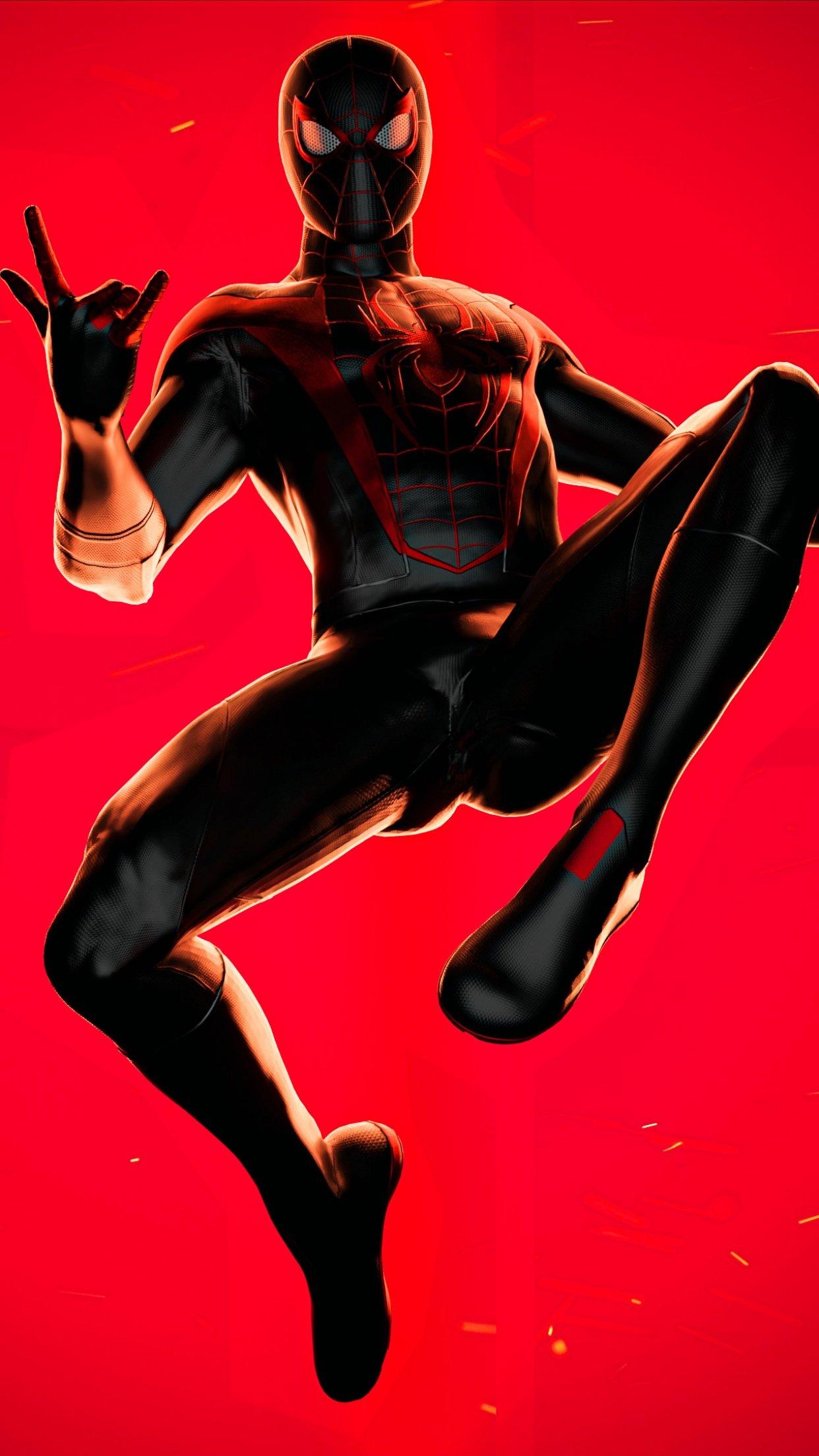 Spider-Man Miles Morales iPhone Laptop Wallpaper
