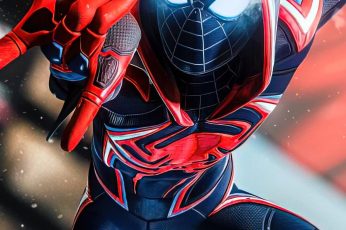 Spider-Man Miles Morales iPhone Wallpaper 4k