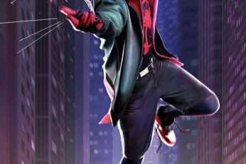 Spider-Man Miles Morales iPhone Wallpaper 4k Pc