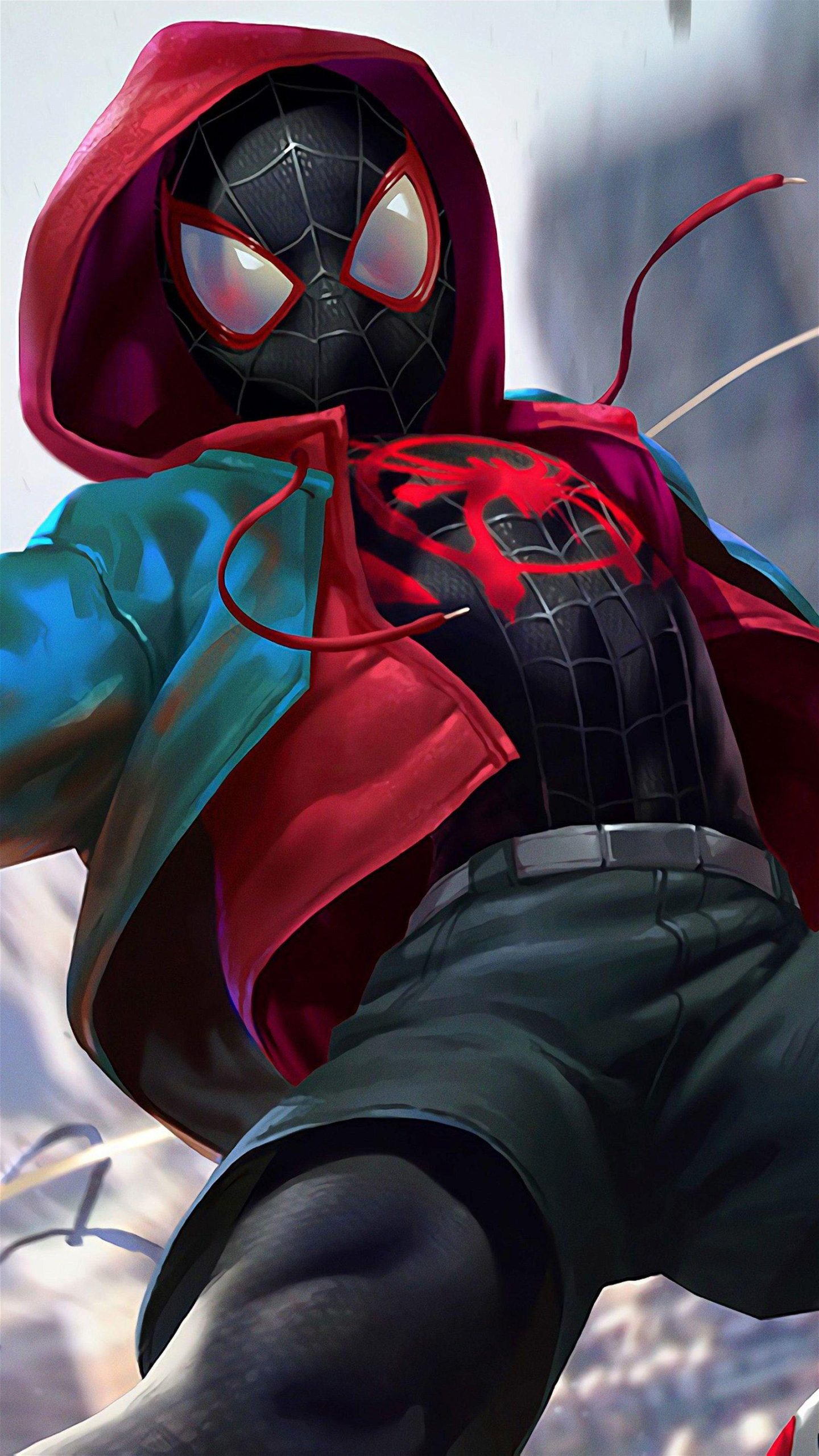 Spider-Man Miles Morales iPhone Wallpaper Desktop 4k