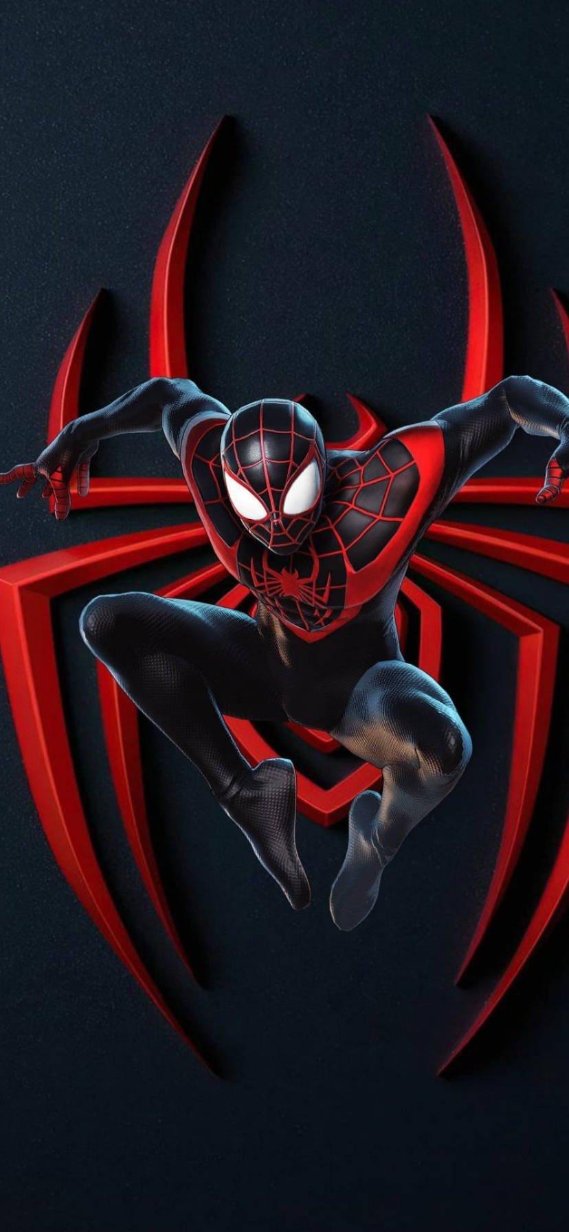 Spider-Man Miles Morales iPhone Wallpaper Photo
