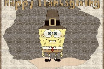 Spongebob Thanksgiving Wallpaper 4k