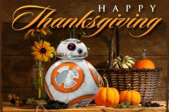 Star Wars Thanksgiving 4k Wallpaper
