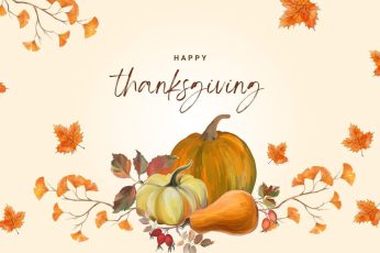 Thanksgiving Boho Desktop Wallpaper