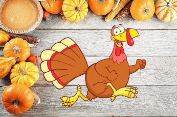 Thanksgiving Cartoon 1080p Wallpaper