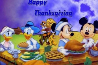 Thanksgiving Cartoon New Wallpaper