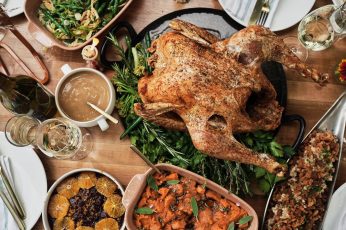 Thanksgiving Day Meal Desktop Wallpaper