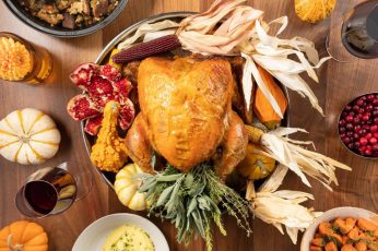 Thanksgiving Day Meal Free Desktop Wallpaper