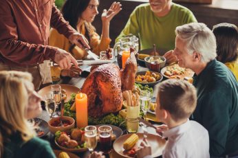 Thanksgiving Day Meal Wallpaper Photo