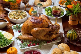 Thanksgiving Meal 1080p Wallpaper